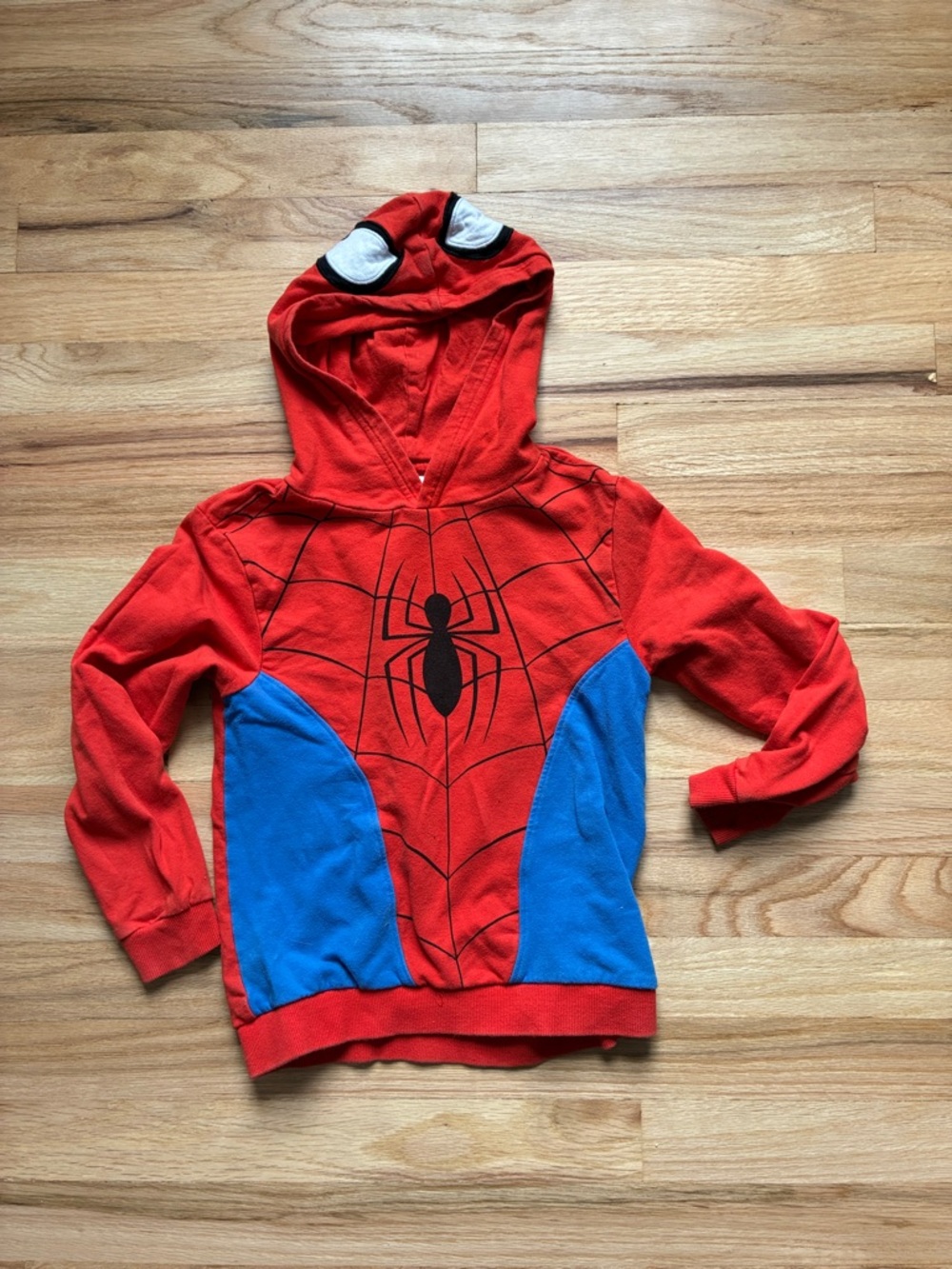 Marvel Red and Blue Spider-Man Hoodie Sweatshirt